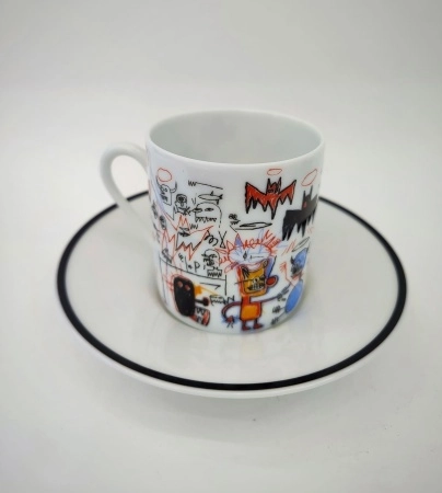 Набор посуды: 2 чашки + 2 тарелки