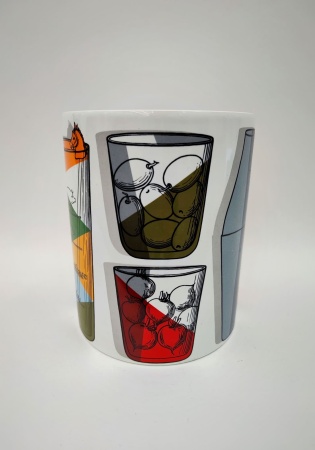 Ароматизированная свеча в керамическом стакане с крышкой, 900 гр